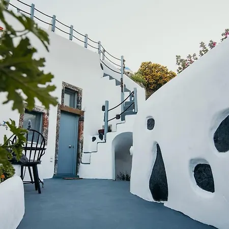Evnoikon I- Jacuzzi Cave House In Vakantiehuis *